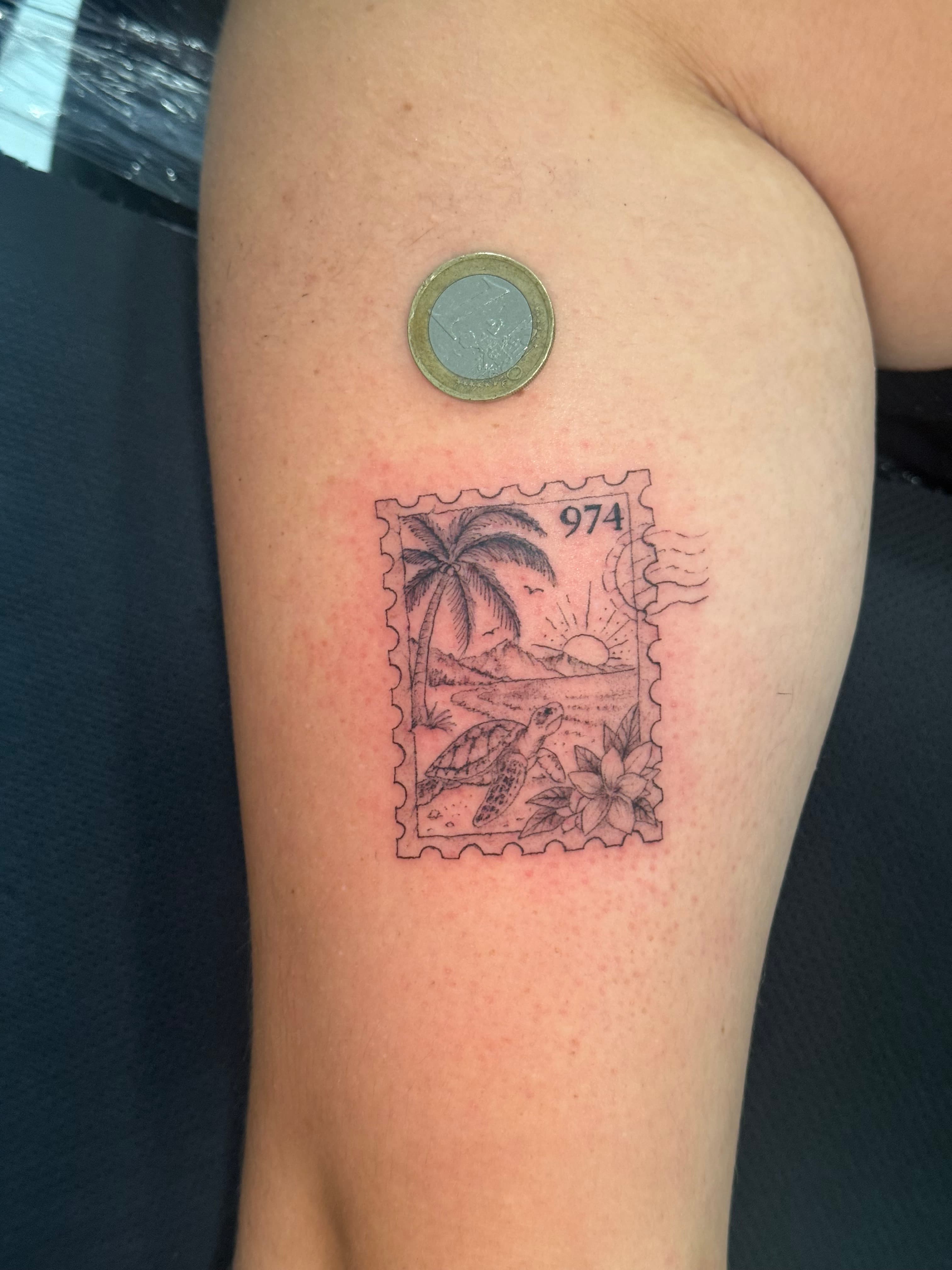 Tatouage réalisé par Borikoi à Saint-Denis (La Réunion)